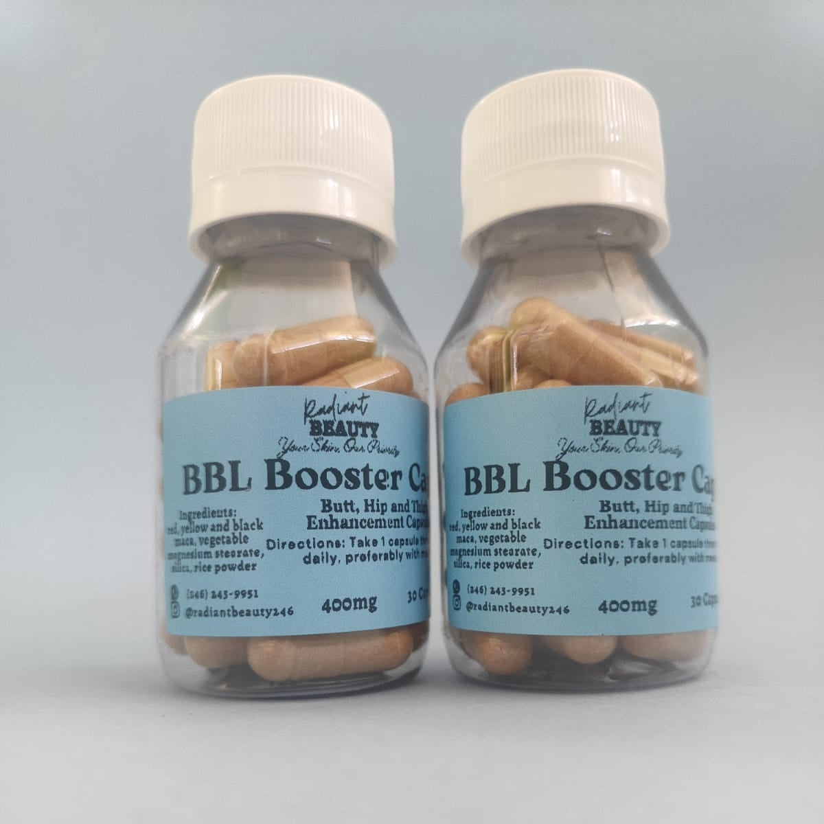 BBL Booster Caps (Butt, Hips and Thigh Enhancement Capsules) 30 Caps