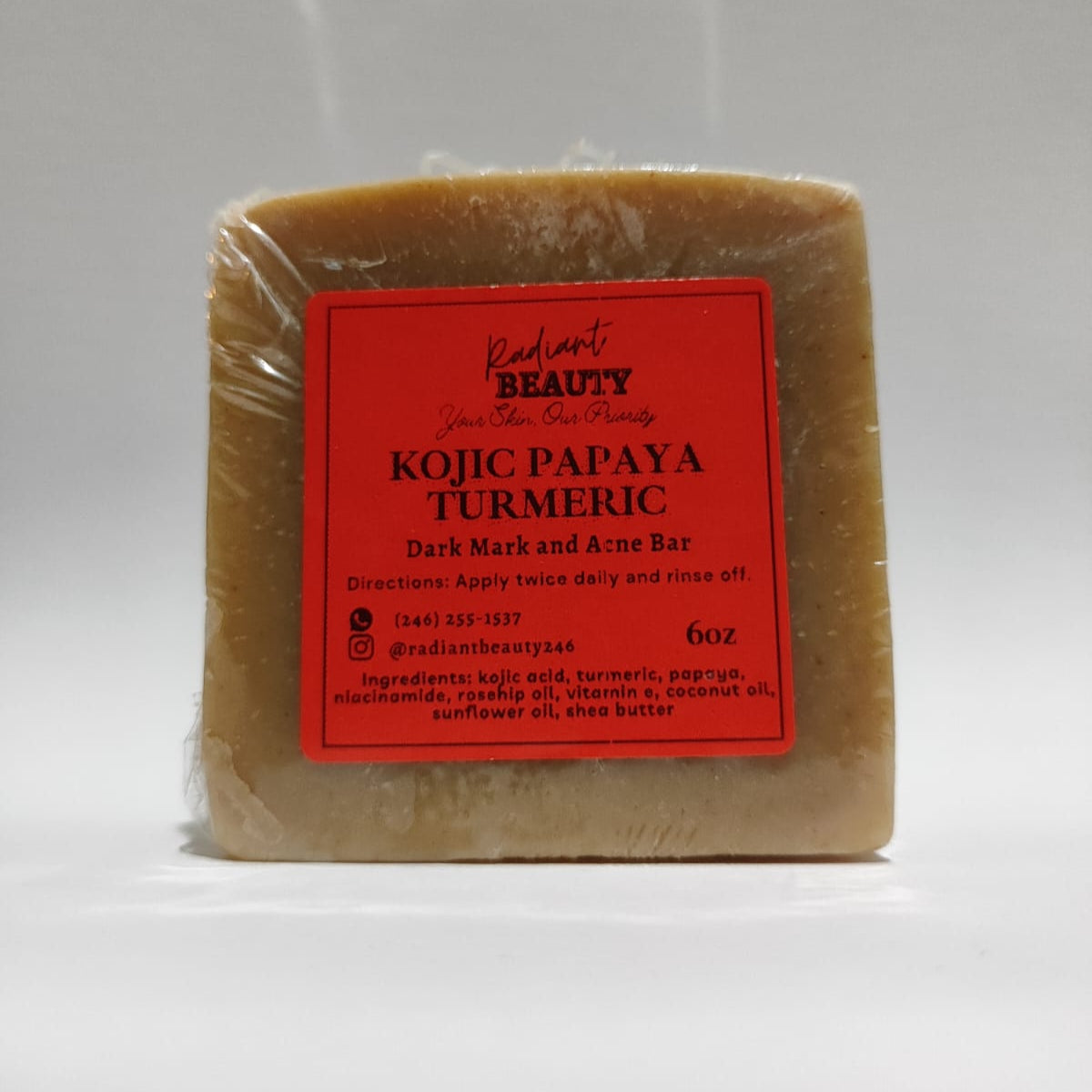 Kojic Turmeric Papaya Soap