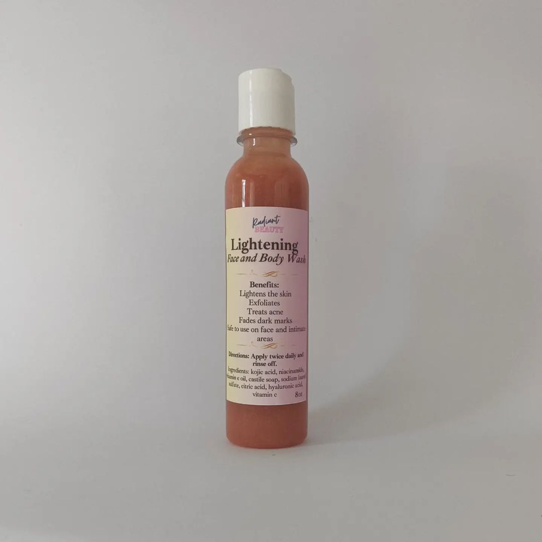 Lightening Face and Body Wash (8oz)