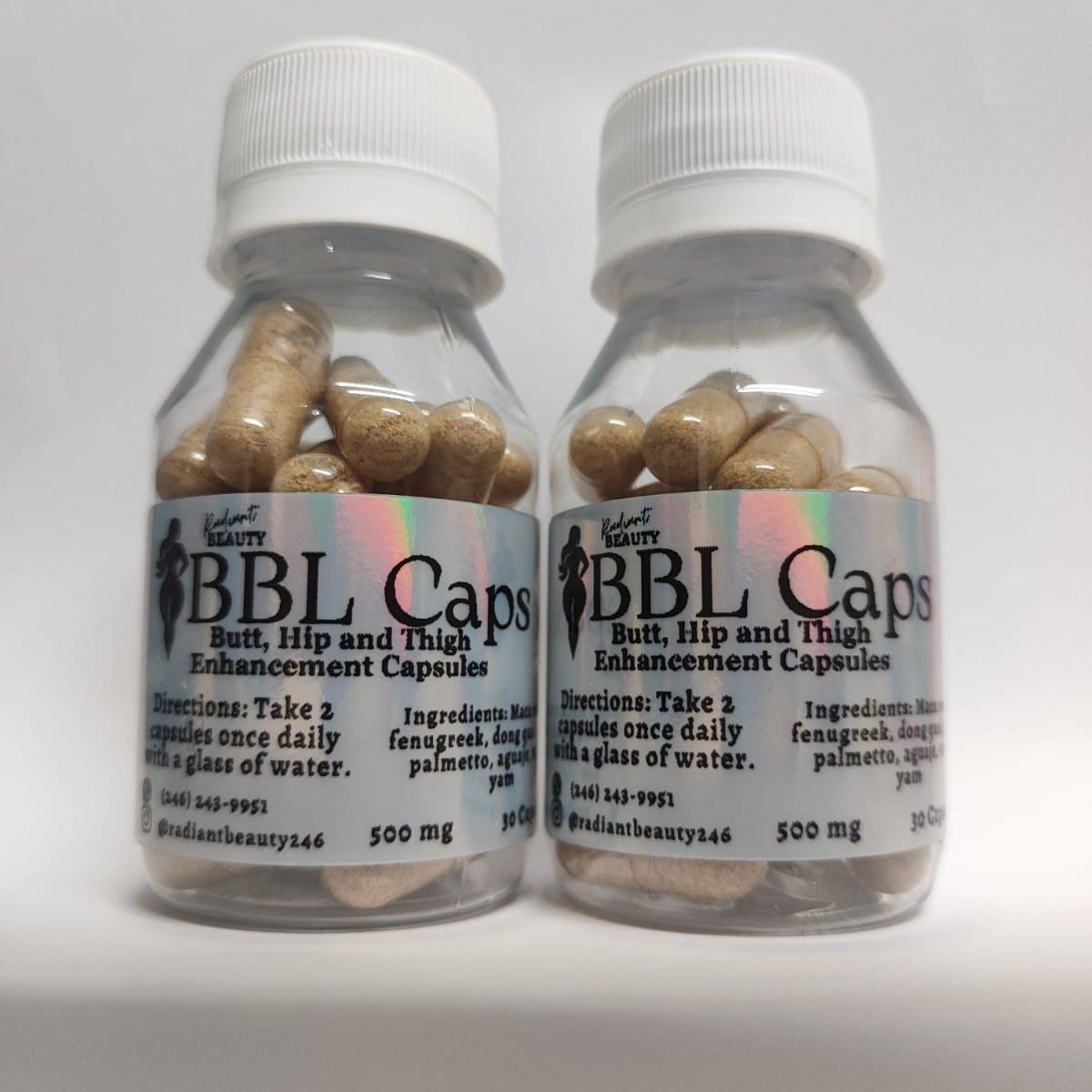 BBL Caps (Butt, Hips and Thigh Enhancement Capsules) 30 Capsules ...